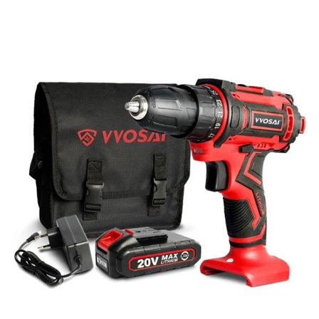 20V Trådløs Bor Elektrisk Skruetrækker Mini Trådløs Strøm Driver DC Lithium-Ion Batteri