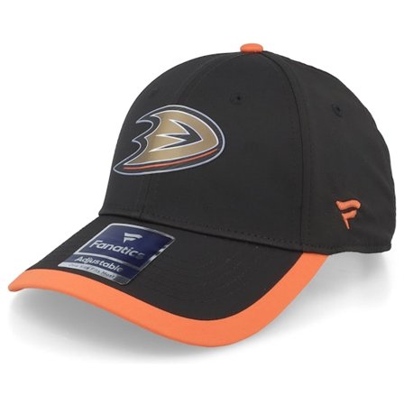 Fanatics - Anaheim Ducks Defender Black/Dark Orange Adjustable Adjustable Black Cap - NHL @ Hatstore