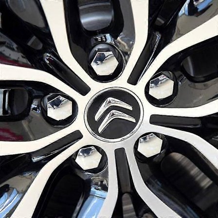 4 stk. Bilhjul senterkopper for Citroen C2 C3 C4 C5 C1 Elysee G X Picasso Saxo Cactus Ds3 Ds4 Ds6 Navdeksel Tilbehør