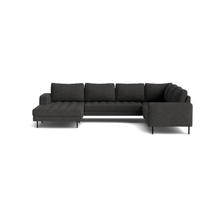 Rouge U-Form Sofa, links