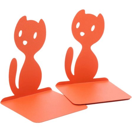 Bogstøtter, 1 par innovative metaltræ bogstøtter bogstøtter, børns bogstøtteblok bog dekorative bogskillevægge til kontorer, skoler og bibliotek