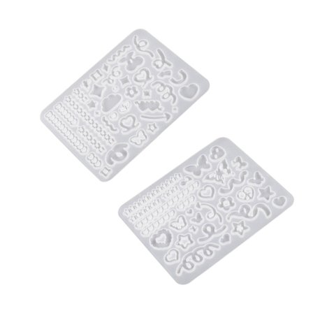 Silikonimuotti Tähti Sydän Hiekka-Animaatio Riipusmuotti Epoksihartsimuotit DIY Käsintehty