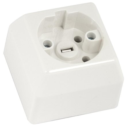 Gelia 4019004222 Vägguttag utanpåliggande, Strömbrytare & vägguttag