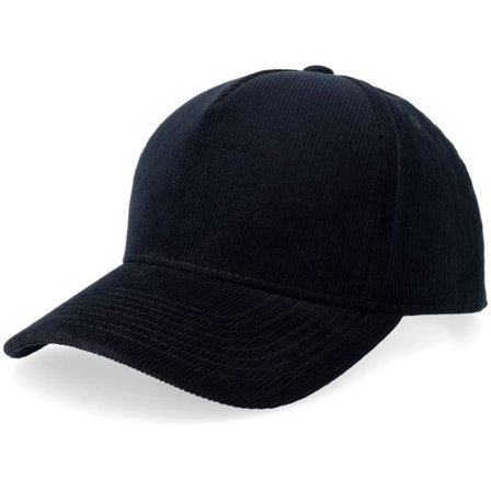 Equip - Svart adjustable Keps - Blank Cord Black A-frame Adjustable @ Hatstore