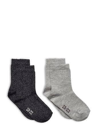 Minymo | Ankle Sock W. Lurex (2-Pack) | 15-18
