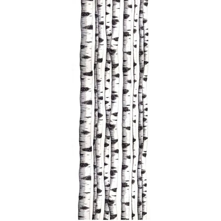 Noise absorbing wall tapestry SKOGSBRYN, 650x2200 mm, forest