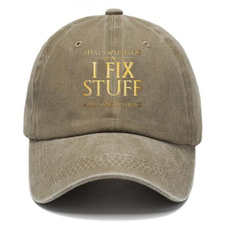 Ny Hot Baseball Cap Det er hvad jeg gør jeg reparerer ting og jeg ved ting Baseball Caps, Grafiske Baseball Caps til mænd