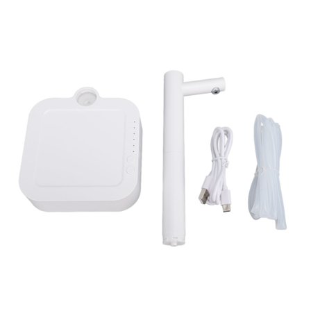 Benkevann dispenser 7-trinns elektrisk pumpe bærbar hvit for hjemmekontor camping