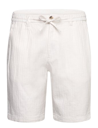 Linen Blend Herringb Short White Lindbergh