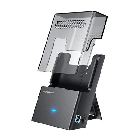 GRAUGEAR Dock-Gehäuse für 3,5"/2,5" HDD/SSD, USB3.2 Gen1