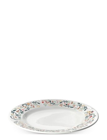 Rosendahl | Gc Cottage Tallerken Ø27 Cm Hvid M. Deko | Ø 27 CM