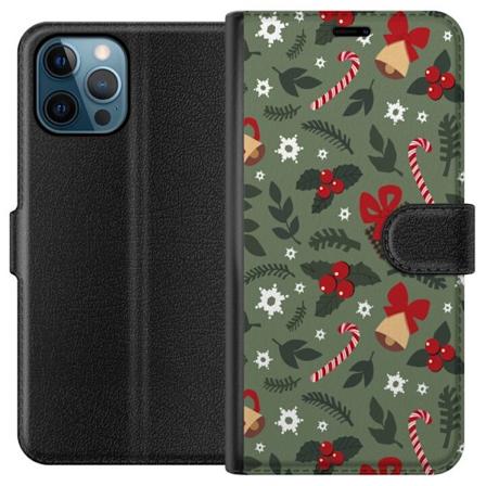 Apple iPhone 12 Pro Lommeboketui God Jul mønster