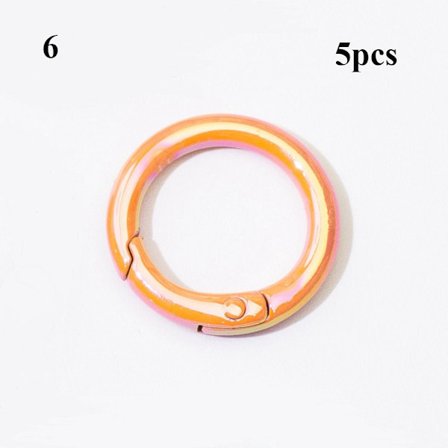 5 stk fjeder O-ring spænder karabinhage 6 6