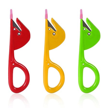 Hårelastikkfjernere, 3 stk Enkel å fjerne elastisk hårstrikkfjerner Hårbåndfjerner Elastisk gummistrikk Hår (tilfeldig farge)