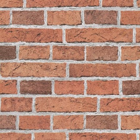 AS Creation Tegelstruktur Tapet 10m x 53cm Röd