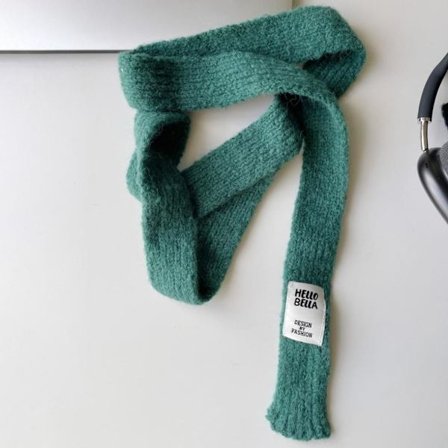 Villahuivi Naisten kaulahuivi VIHREÄ