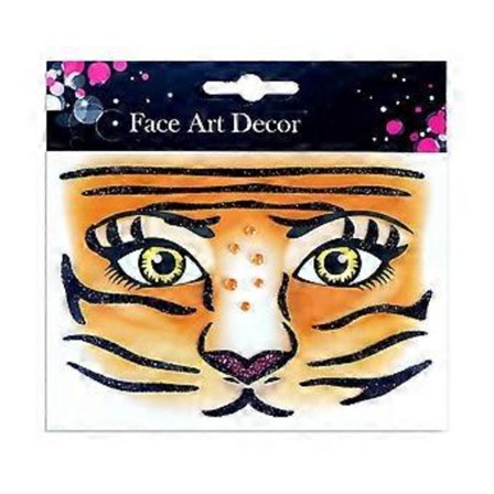 Kasvojen ja vartalon väliaikaiset meikkitarrat, glitteröity kristalli Halloween-juhliin Cosplay-eläin Coaplsy Proms