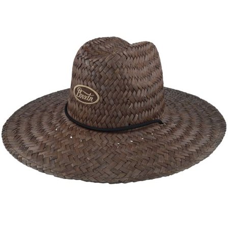Brixton - Brun straw Hatt - Parsons Sun Hat Deep Brown Straw Hat @ Hatstore