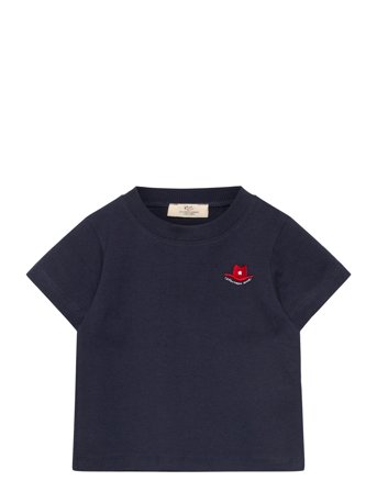 Copenhagen Colors Ss T-Shirt W. Red Cowboy Hat - Navy - 80