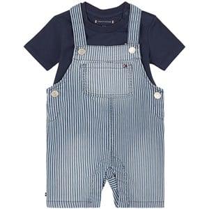 Kids - Tommy Hilfiger 2-piece Twilight Navy Overalls Set - Clothing sets - 74 cm - Blue