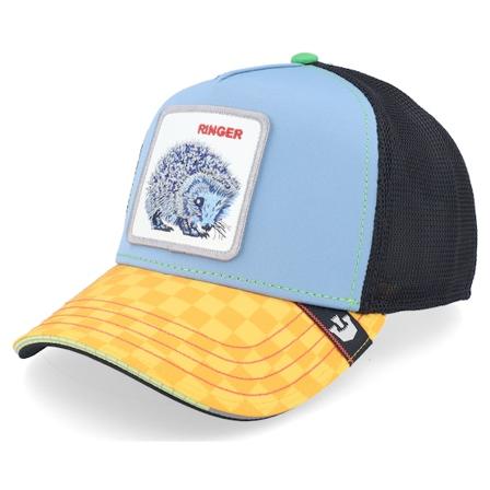 Goorin Bros. - Bleu trucker Casquette - Green Hill Zone Insert Coin Blue A-Frame Trucker @ Hatstore