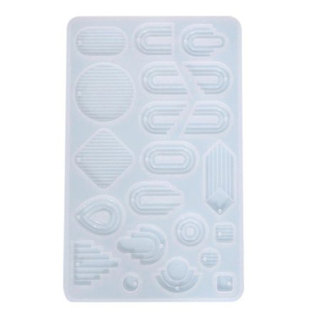 Stribeform Hjemmelavet Smykker Silikoneform til Fremstilling af Øreringe Vedhæng Håndværk