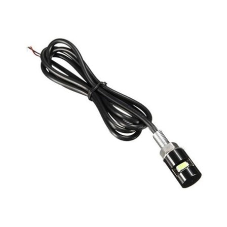 12V LED-skiltlys for motorsykkel, LED-baklys, universelle 12V 5630 hvite lys, blinklys