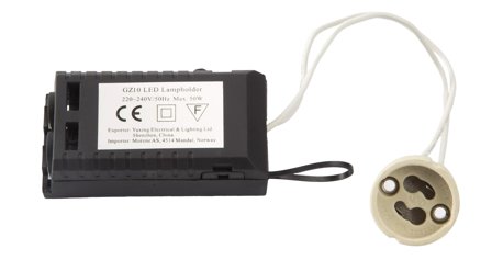 Morene Lampeholder 230V GU10 Sokkel