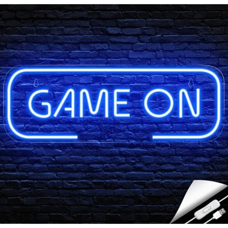 Neon Game On Neon Gamer LED Vegglampe Dekorasjon