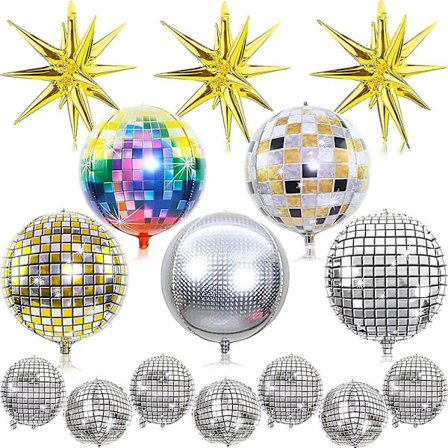 Discokula ballonger (18 st, 22 och 10 tum)