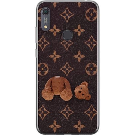 Yhteensopiva Puhelinkuori Huawei Huawei Y6s (2019) Graafinen monogrammikuvio, jossa taiteellisesti muotoiltu nalle