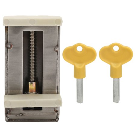 Rustfrit Børnesikring Lås Skyde Vindue Spænde Anti-Tyveri Lås til Hjem Dør