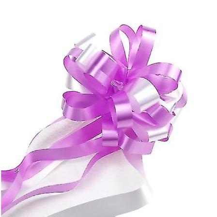 10 Julbandsinslagna Presentdekorationer Light Purple