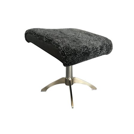 565 Fårskinns pall svart tillhör stol 562