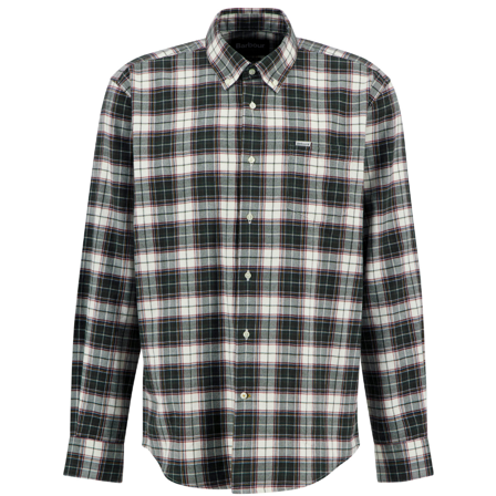 Barbour M's Telfield Regular Checked Shirt Olive