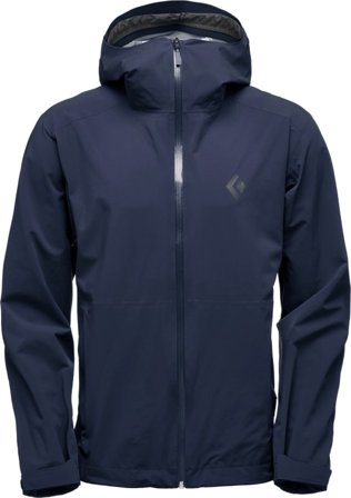 Black Diamond Men's Stormline Stretch Rain Shell Men rain jackets Blue M
