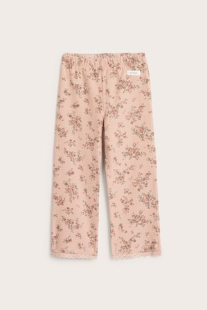 Newbie | Utställda blommiga leggings | Rosa