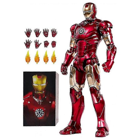 7-tums Ironman Mk3 Actionfigur, lyxig målning, alla leder rörliga, samlarleksak