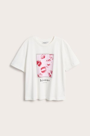 Kappahl | T-shirt z nadrukiem | Biały