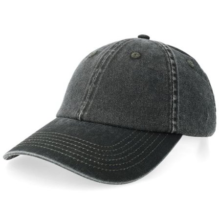 Samsøe Samsøe - Grå unconstructed Keps - Samsoe Back Logo Dark Evergreen Dad Cap @ Hatstore