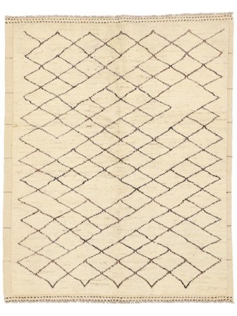 Berber Style Matta 156X187 Orange/Beige Ull, Afghanistan