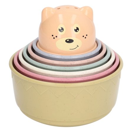 Pinottavat kupit, opettavainen rakennuslelu 1–3-vuotiaille taaperoille, tyyli 2