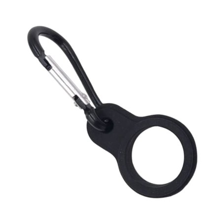 Vedenpullon Solki Karabiner-Kiinnike Juomapullonpidike Koukku Musta