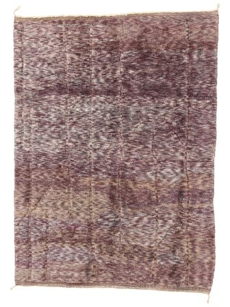 Berber Moroccan - Mid Atlas 224X302 Mørkerød/Brun Uld, Marokko