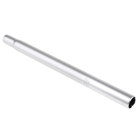 Yleinen alumiininen pyörän satulaputki 25,4 mm Hopea 30 cm