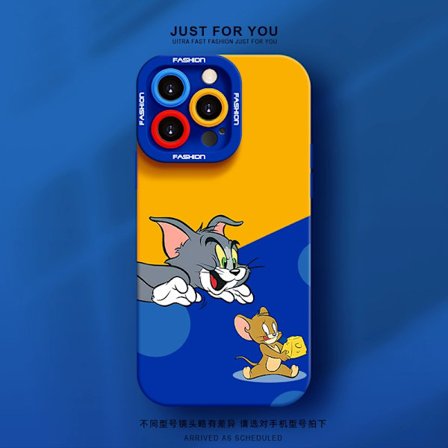 Tecknad mobilskal för iPhone, flytande silikon iPhone 11 Pro Max