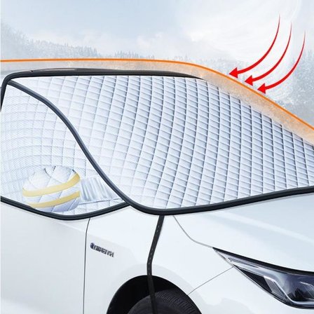 Snebeskyttelse til bilens forrude, vandtæt tykt betræk, solbeskyttelse, snebeskyttelse, vindbeskyttelse