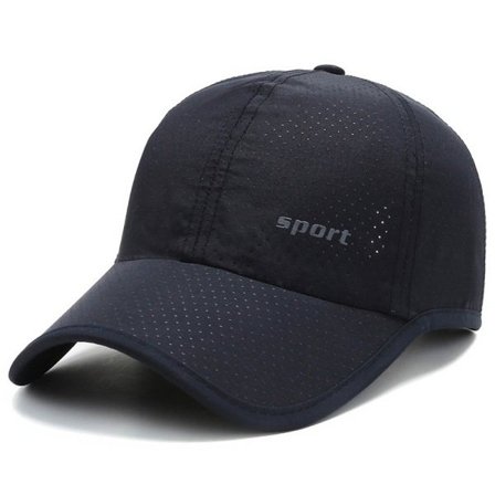 Miesten ja naisten kes baseball-lippis, nopeasti kuivuvat hatut, unisex, hengitt v , tummansininen, yksi koko Navy blue one size