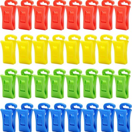 40 Sockklämmor kompatibla med tvättmaskin och torktumlare. Klädtorkkrok. Mycket kompatibla och snabba att hänga, sortera OCH LÅDA med KLÄMMAN, w