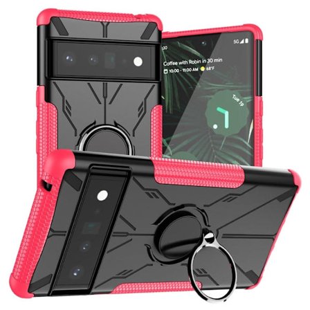 Kickstand-skydd med magnetisk platta för Google Pixel 6 Pro - Ros